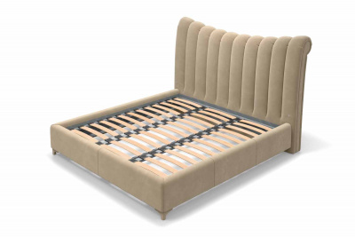 Спальное место 180х200, без подъемного механизма, ткань Империя (Scratch resistance) Cream
