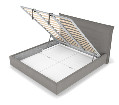 Спальное место 180х200, с подъемным механизмом, ткань Ultra Grey