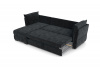 Диван-кровать, набор 3, ткань Сенсей Black Onyx