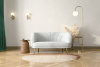 Диван, ткань Palermo Steel