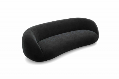 Диван, набор Д3, ткань Сенсей (Scratch resistance) Black Onyx