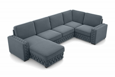 Угловой диван-кровать, набор 1, ткань Инфинити Grey