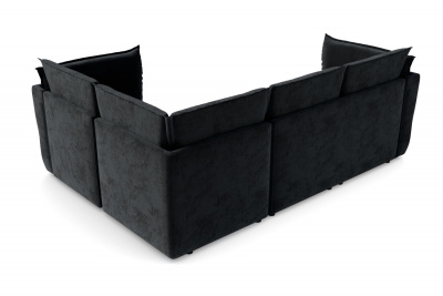 Диван-кровать, набор 2, ткань Сенсей Black Onyx