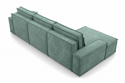 Угловой диван-кровать, набор 450, ткань Монро Mineral Blue