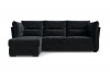Диван-кровать, набор 3, ткань Сенсей Black Onyx