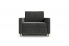 Диван-кровать, ширина 80 см, ткань Pandora Mouse